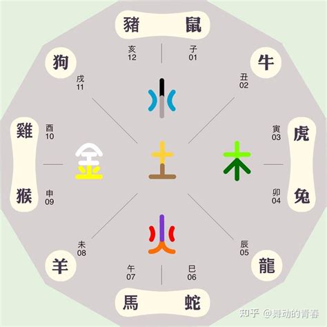 十二生肖八卦|十二生肖与八卦对应表(八卦对应十二生肖,五行八卦图。